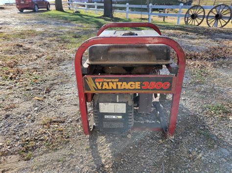 Coleman Powermate Vantage 3500 Portable Generator Bigiron Auctions