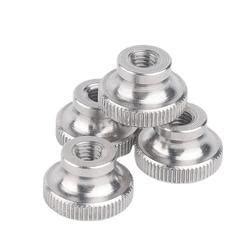 High Head Knurled Nut Stainless Steel Thumb Nuts Knurled Blind Hole