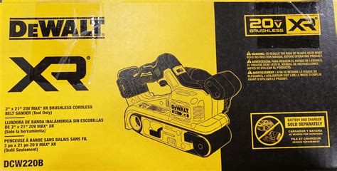 V Max Xr Brushless Cordless Belt Sander Tool Only Dewalt