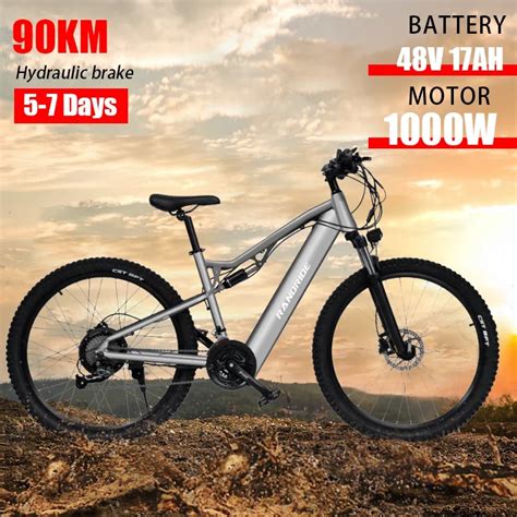 2024 New RANDRIDE E Bike 1000W 27 5 Inch Electric Bike Aluminum Alloy