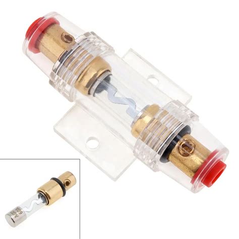 60a Dc 12v Car Audio Refit Fuse Holder 8 Gauge Car Stereo Audio Circuit