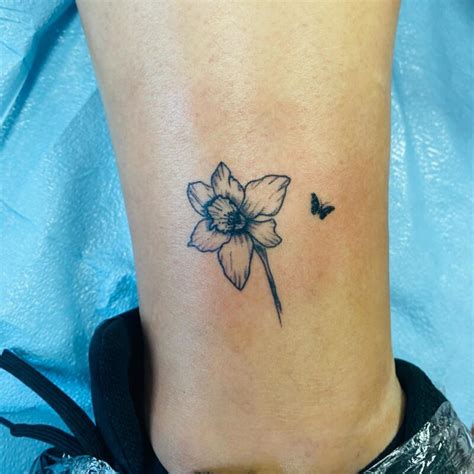 December Birth Flower Tattoos Narcissus Flower Tattoos