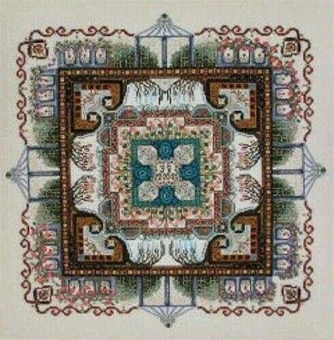 Chatelaine Mandala Cross Stitch CHART Your Choice Martina Weber