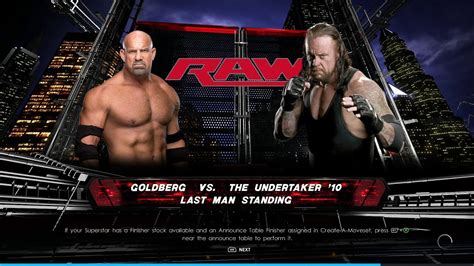 Wwe K Goldberg Vs The Undertaker Youtube