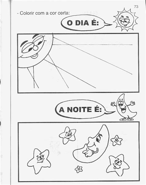 BAUZINHO DA WEB BAÚ DA WEB Projeto dia e noite atividades sol e