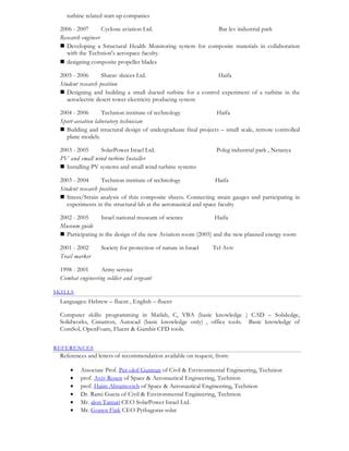 Hanan E Levy Resume 2010 PDF