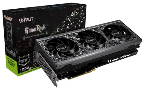 Palit выпустила семь версий Geforce Rtx 4070 Ti в исполнениях Gamerock и Gamingpro