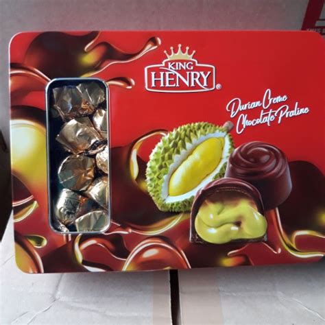 Socola nhân kem sầu riêng hộp thiếc king henry 300g Shopee Việt Nam