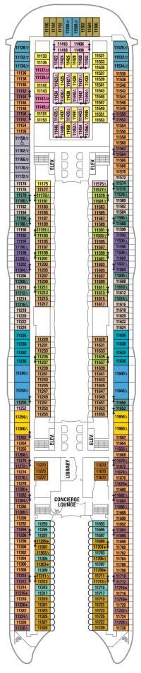 Deck 11 - Allure of the Seas Deck Plans | Royal Caribbean Blog