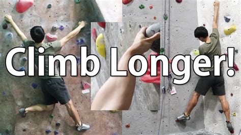 Rock Climb Better INSTANTLY 3 Tips To Last Longer YouTube Rock