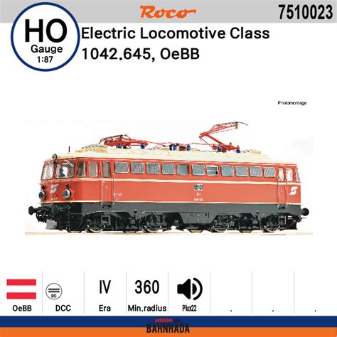 Roco Ho Electric Locomotive Class Oebb