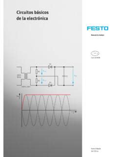 Circuitos básicos de la electrónica Festo Didactic Semiconductores