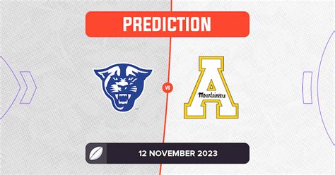 Georgia State Vs Appalachian State Prediction And Tips 12 November 2023