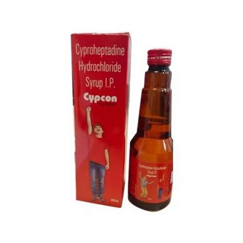 Cyproheptadine Hydrochloride Syrup Ip Packaging Type Bottle