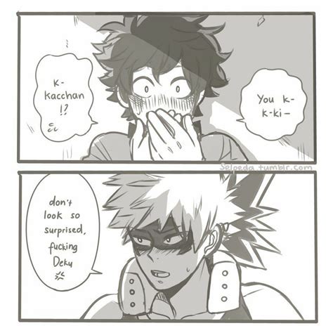 In Love With Kacchan The Accidental Kiss Boku No Hero Academia