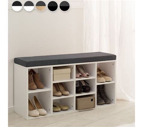 Meuble Chaussures Banc De Rangement Avec Coussin D Assise X X