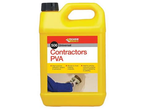 Everbuild Contractors Pva 5 Litre Ebay Primer Sealer Contractors