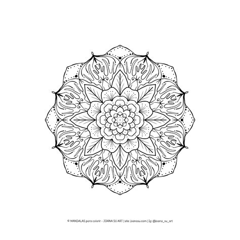 Mandalas Para Colorir Pdf - 7