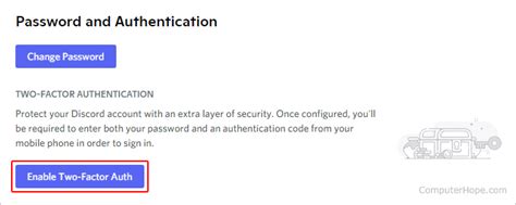 How To Enable And Disable Two Factor Authentication On Discord