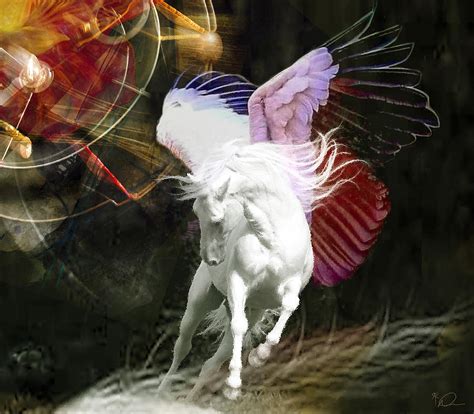 Pegasus Painting By David Derr Fine Art America