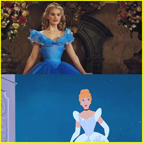 The New Cinderella Trailer Meets The Animated One Watch The Magic