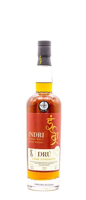 Piccadily Agro Industries Indri Dru Cask Strength Single Malt Indian