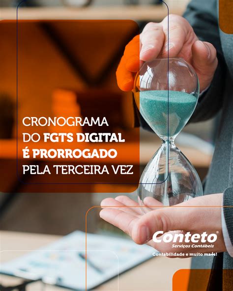 Cronograma Do Fgts Digital Prorrogado Pela Terceira Vez Conteto