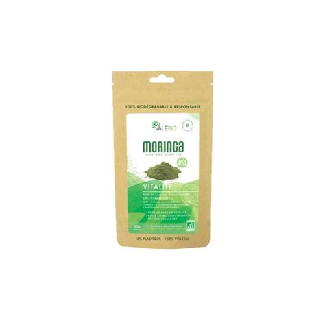 POUDRE DE MORINGA BIO 100G Les Super Aliments Cabesto