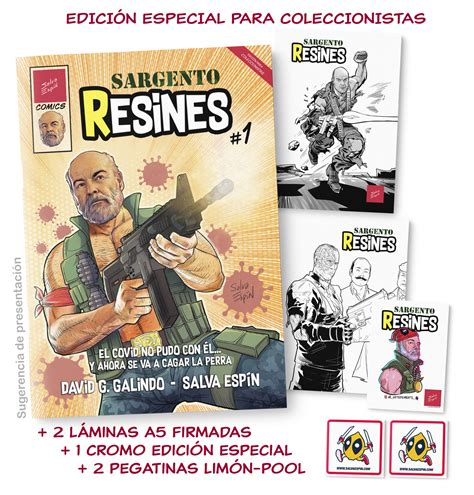 Cómic SARGENTO RESINES Edición para coleccionistas Salva Espín