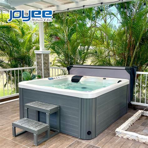 Joyee Cheap Economic Bathtub Whirlpool Massage Spa Outdoor Hot Tub For