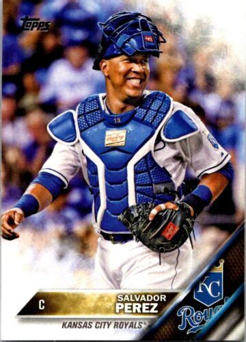 2016 Topps Salvador Perez 50 Kansas City Royals Baseball Card EBay