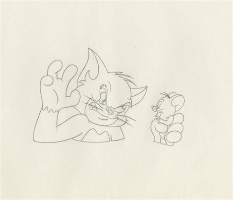 Tom From Tom And Jerry Drawing