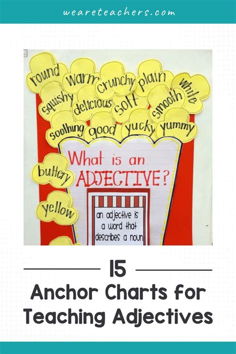 15 Great Anchor Charts For Teaching Adjectives Teaching Adjectives