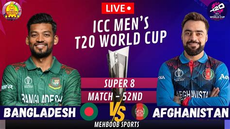 🔴live Afghanistan Vs Bangladesh T20 World Cup Live Live Score