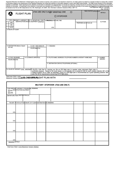 63 Faa Forms And Templates Free To Download In Pdf