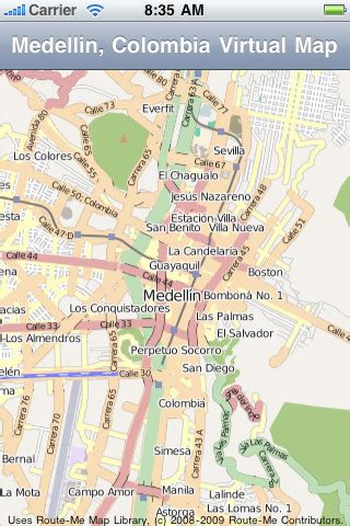 Medellin Map - Colombia