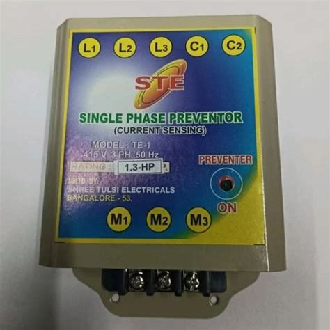 Model Name Number TE 1 3 Pole STE 415 V Single Phase Preventer For