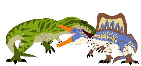 T Rex Vs Spinosaurus By Memezilla25 On Deviantart