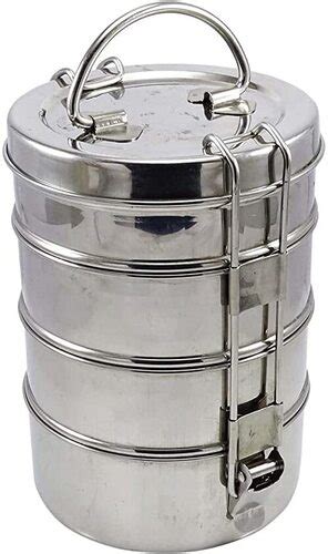 4 Tier Stainless Steel Tiffin Lunch Box At 60785 Inr In Delhi Gee