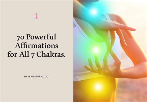 77 Powerful Chakra Affirmations To Balance Your 7 Chakras Manifestaire