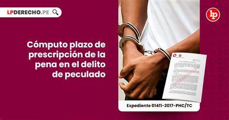 Cómputo plazo de prescripción de la pena en el delito de peculado Exp