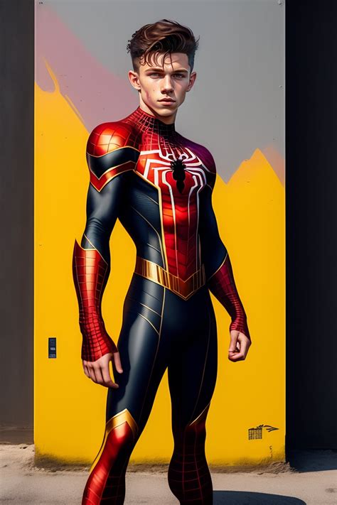 Lexica Full Body Highly Detailed Portrait Of Tom Holland As Spiderman