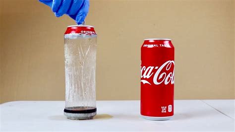 Mind Blowing Aluminum Soda Can And Drain Cleaner Experiment Extracting