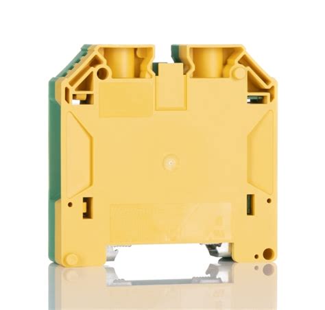 1846040000 Weidmüller Weidmuller W Series Green Yellow DIN Rail