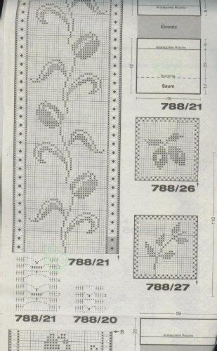 16 Masa Albenaa Fillet Crochet Patterns Filet Crochet Charts