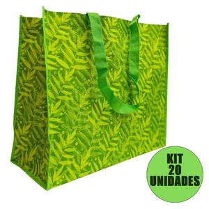 Bolsa Ecobag Dobravel Kit Unidades Sacola De Ombro Ecologica