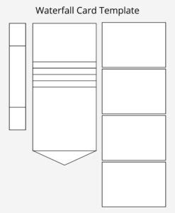 Printable Waterfall Card Template and Instructions - Joy in Crafting