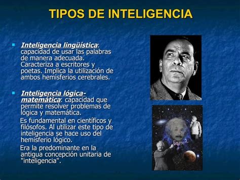 Los Tipos De Inteligencia Ppt