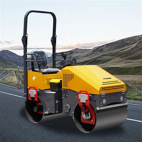 Asphalt Paving Vibratory Drum 1000kg Small Steel Wheel Vibratory Road Roller China Double Drum