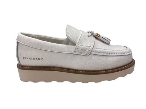 Jonathan D Scout Tassel White Slip Ons Unisex Shop Today Get It